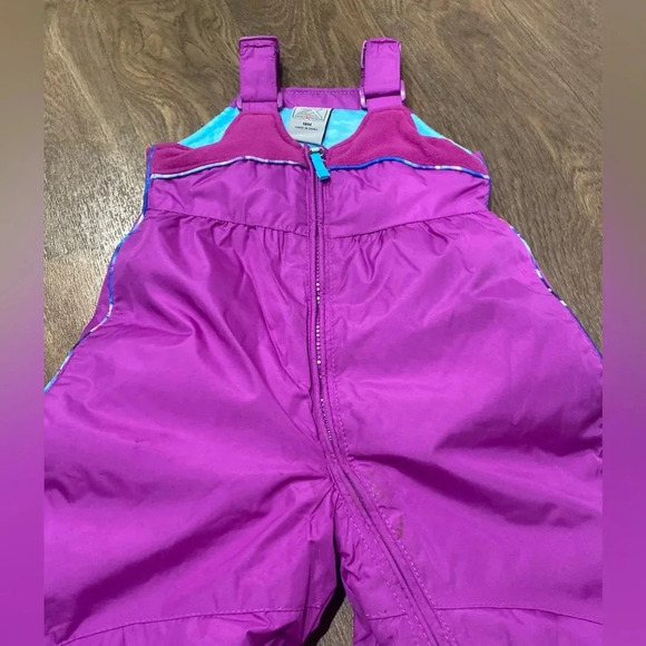 ZeroXposur Girl’s 18 Months Galaxy Winter Puffer Jacket Matching Snow Bib Set - Picture 6 of 11